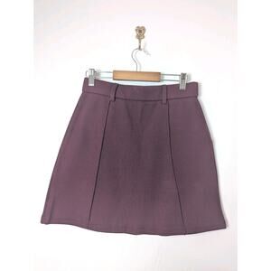 OGL Move Size S Mini Skirt Maroon 17" Length NEW With Tags